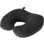 Suede travel pillow Fletcher, black