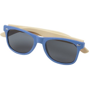 Sun Ray bamboo sunglasses, Process blue (Sunglasses)