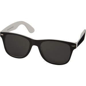 Sun Ray sunglasses with two coloured tones, White, solid black