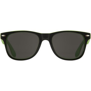 Sun Ray sunglasses with two coloured tones, Lime, solid black (Sunglasses)