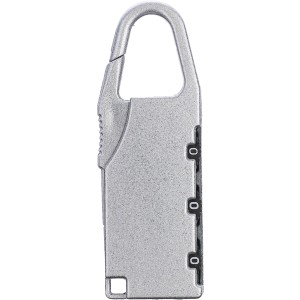 Zinc alloy numeric padlock April, silver
