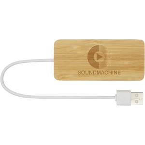 Tapas bamboo USB hub, Natural (Eletronics cables, adapters)