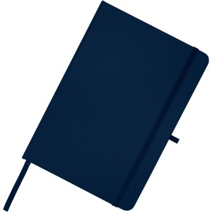 Teak A5 recycled hard cover notebook with lined pages, Navy (Notebooks)