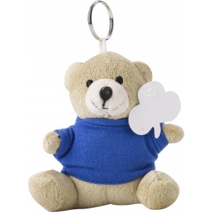 Teddy bear key ring, cobalt blue (Keychains)