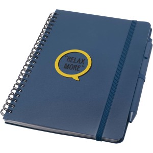 Thalaasa A5 ocean-bound hard cover notebook with ballpoint p (Notebooks)