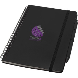 Thalaasa A5 ocean-bound hard cover notebook with ballpoint p (Notebooks)