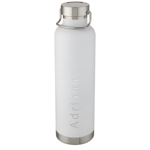 Thor 1 L copper vacuum insulated sport bottle, White (Thermos)