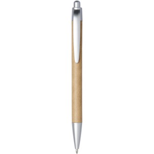 Tiflet recycled paper ballpoint pen, Brown (Wooden, bamboo, carton pen)