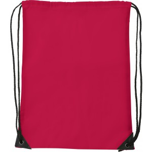 Polyester (210D) drawstring backpack Steffi, red