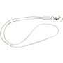 TPE 2-in-1 lanyard Marguerite, white