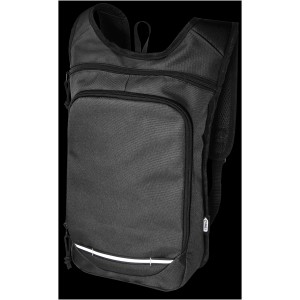 Trails GRS RPET outdoor backpack 6.5L, Solid black (Backpacks)