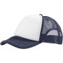 Trucker 5 panel cap, Navy, White