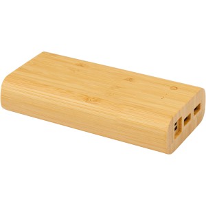 Tulda 20.000 mAh bamboo power bank, Natural (Powerbanks)