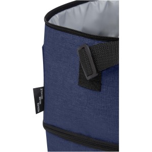 Tundra 9-can GRS RPET lunch cooler bag 9L, Heather navy (Cooler bags)