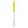 Unica recycled plastic ballpoint pen (black ink), Lime green