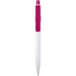 Unica recycled plastic ballpoint pen (black ink), Magenta (10796641)