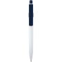 Unica recycled plastic ballpoint pen (black ink), Navy