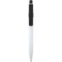 Unica recycled plastic ballpoint pen (black ink), Solid blac