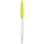 Unica recycled plastic ballpoint pen (blue ink), Lime green (10796563)