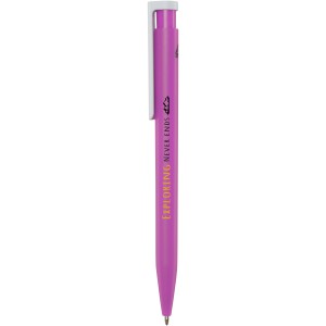 Unix recycled plastic ballpoint pen, Magenta (Plastic pen)