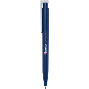 Unix recycled plastic ballpoint pen, Navy (Plastic pen)