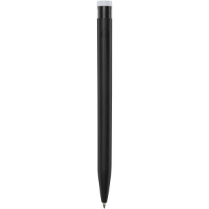 Unix recycled plastic ballpoint pen, Solid black (Plastic pen)