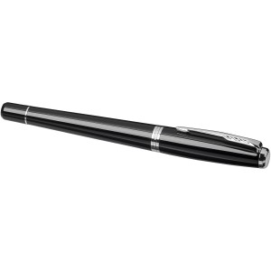 Urban fountain pen, solid black,Chrome (Metallic pen)