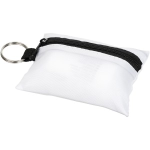 Valdemar 16-piece first aid keyring pouch, White (Healthcare items)