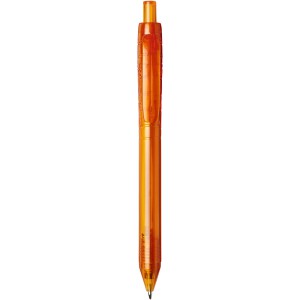 Vancouver recycled PET ballpoint pen, Transparent Orange (Plastic pen)