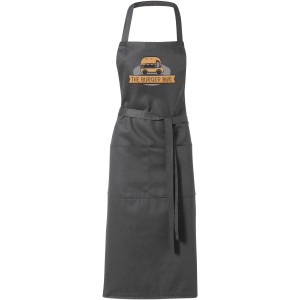 Viera apron with 2 pockets, Grey (Apron)