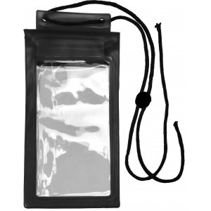 PVC pouch for mobile devices Emily, black
