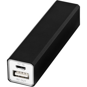 Volt 2200 mAh power bank, solid black (Powerbanks)