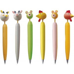 Wooden ballpen Darryl, custom/multicolor (Funny pen)