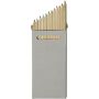 Wooden pencil set Nina, grey