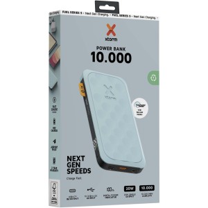 Xtorm FS510 Fuel Series 10.000 mAh 20W power bank, Aqua blue (Powerbanks)