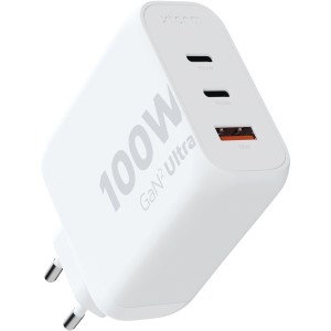 Xtorm XEC100 GaN2 Ultra 100W wall charger, White (Eletronics cables, adapters)