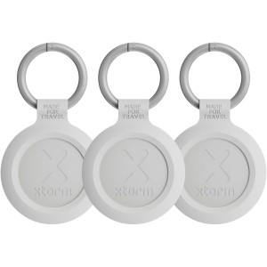 Xtorm XTAG2A 3-pack water resistant travel tag, Ash white me