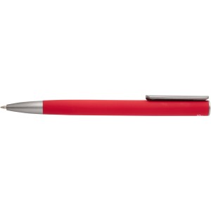 Ziguur recycled aluminium ballpoint pen (black ink), Red (Metallic pen)