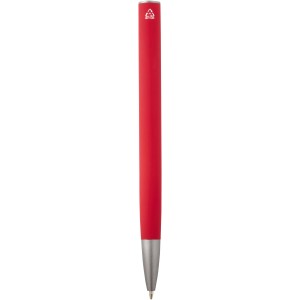 Ziguur recycled aluminium ballpoint pen (black ink), Red (Metallic pen)