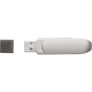 Zinc alloy USB stick Harlow, silver (Pendrives)